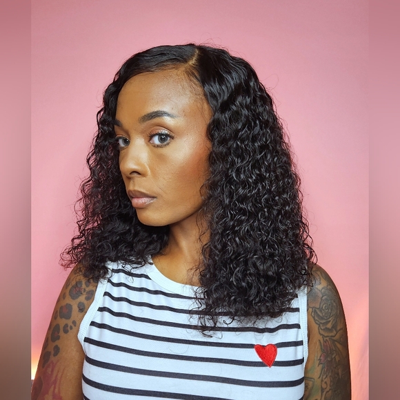 Curly Human Hair Bob - Picture 4 of 5